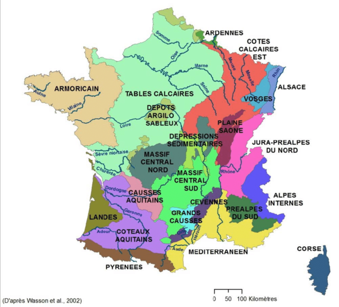 Fichier:Les-hydro-eco-region-Wasson-et-al-2002-decoupent-la-France-en-zones-homogenes-en.png