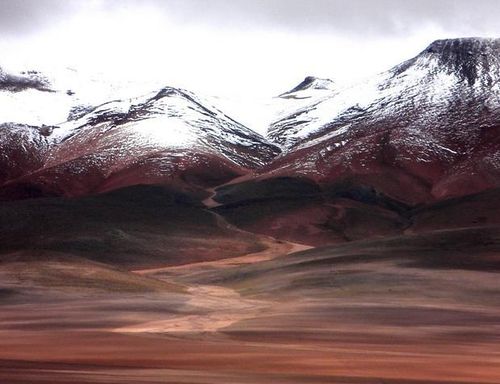 Ecoulement des neiges,Bolivie.JPG