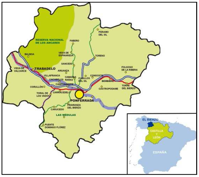 Fichier:Situation du district d'El Bierzo.bmp