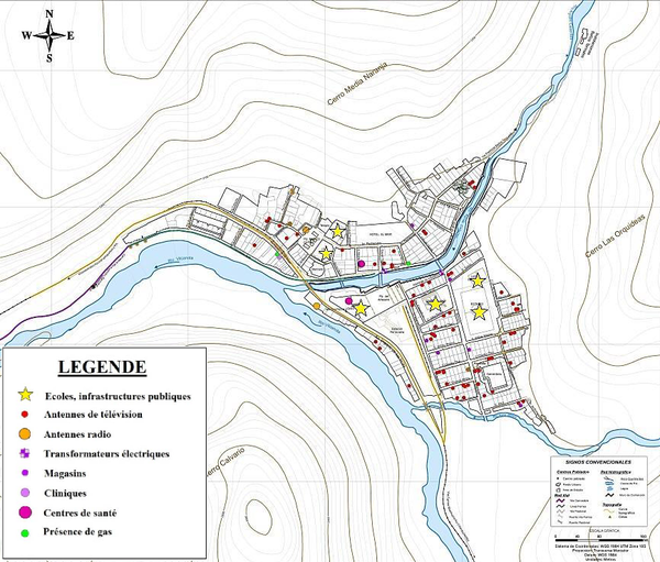 Carte des vulnérabilités de la ville d’Aguas Calientes.bmp